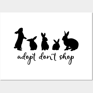 Adopt Don't Shop - Alternate Bunny Edition Posters and Art